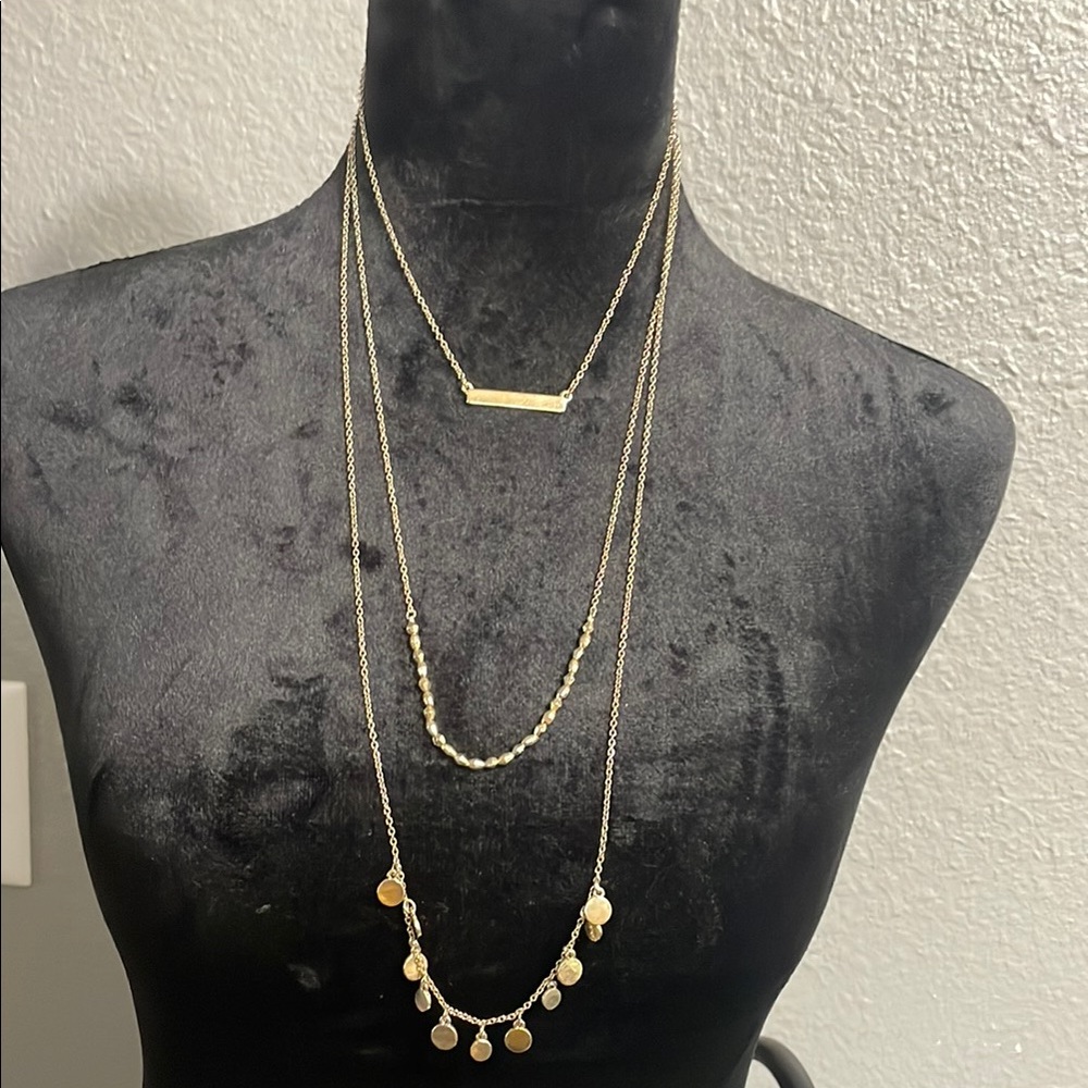 BANANA REPUBLIC Elegant Layered Necklace
